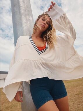 FP Movement by Free People White Long Sleeve Top